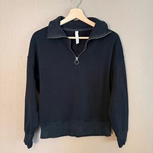 Athleta Top Cozy Karma Quarter Zip Sweatshirt Pullover XXS Activewear Loungewear